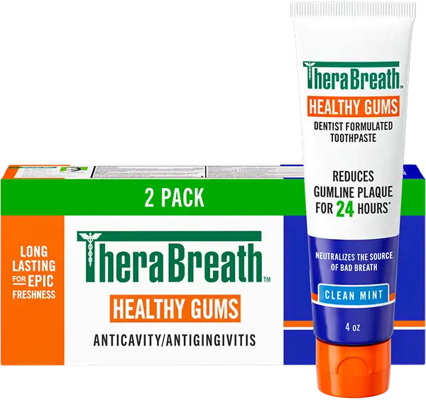 TheraBreath™ Healthy Gums, Anticavity Toothpaste - Clean Mint 4oz